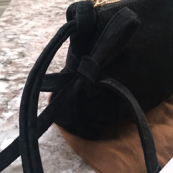 😍 Authentic GUCCI Black Suede Clutch/Wristlet - Picture 4 of 8